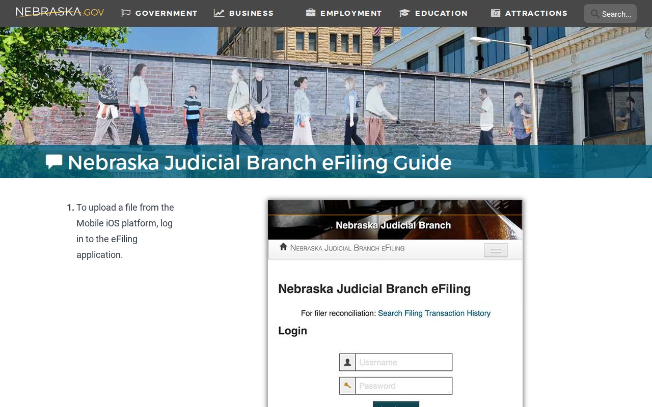 Keith County civil court dockets Nebraska eFiling service