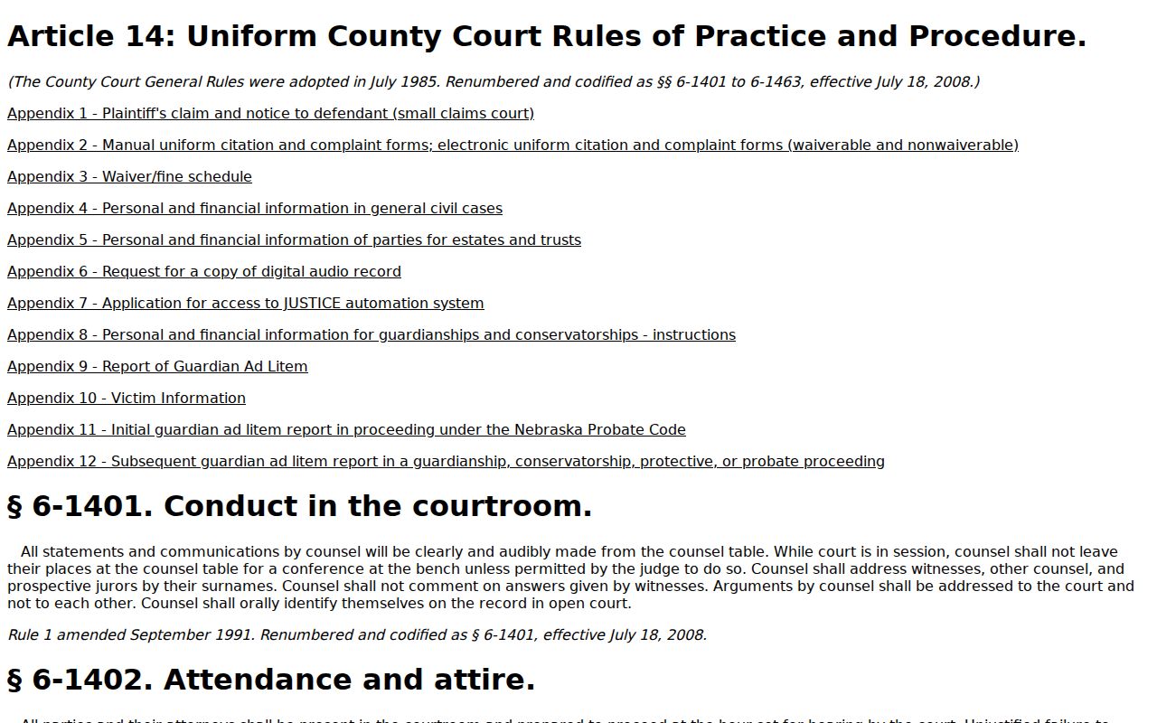 Keith County criminal docket county court bindover rules